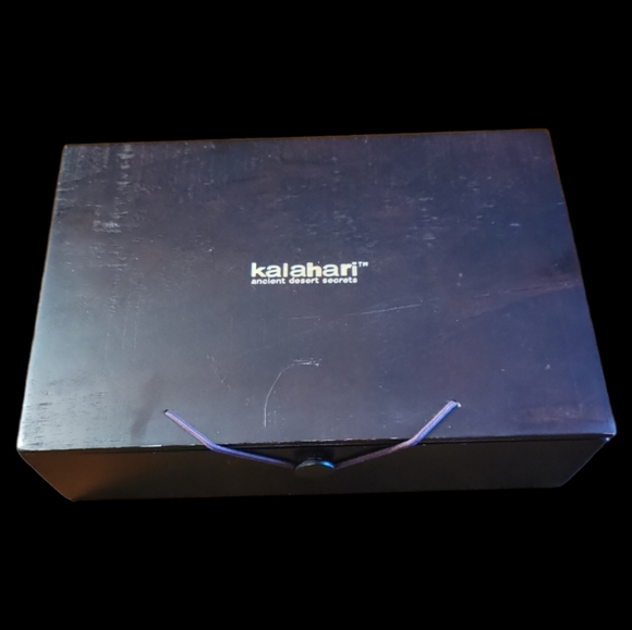 Vtg Kalahari Ancient Desert Secrets Empty Jewelry Stash Trinket Box - Picture 2 of 7